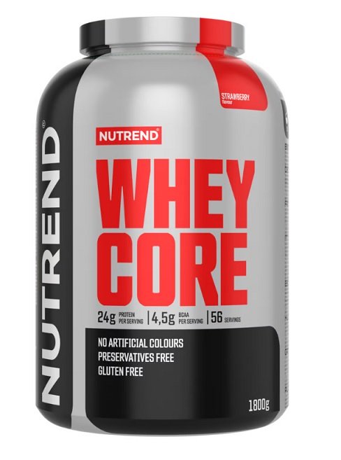 Nutrend, Whey Core, Strawberry - 1800g