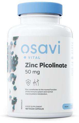 Osavi, Zinc Picolinate, 50mg - 180 vegan caps