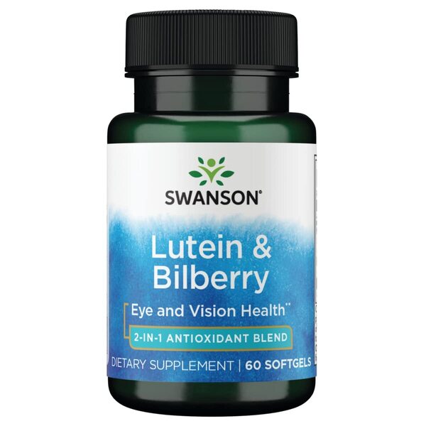 Swanson, Lutein & Bilberry - 60 softgels