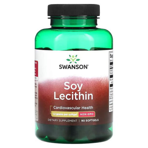 Swanson, Soy Lecithin, 1200mg - 90 softgels