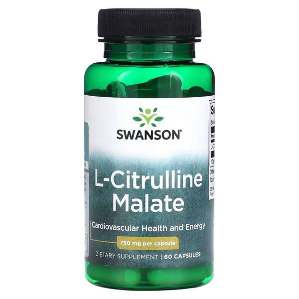 Swanson, L-Citrulline Malate Complex, 750mg - 60 caps