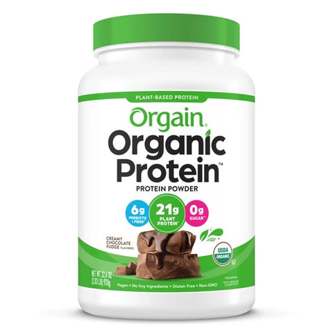 Orgain, Organic Protein, Creamy Chocolate Fudge - 920g