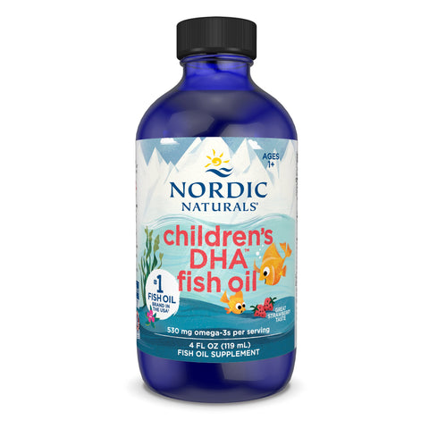 Nordic Naturals, Children's DHA, 530mg Omega-3 Strawberry (EAN 768990891281) - 119 ml.