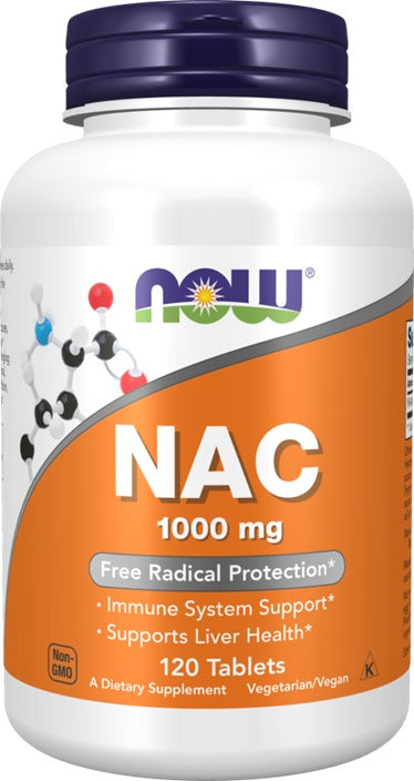 NOW Foods, NAC, 1000mg - 120 tabs