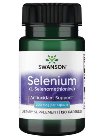 Swanson, Selenium, 200mcg - 120 caps