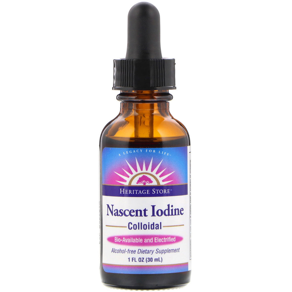 Heritage Store, Nascent Iodine, Colloidal, 1 fl oz (30 ml)