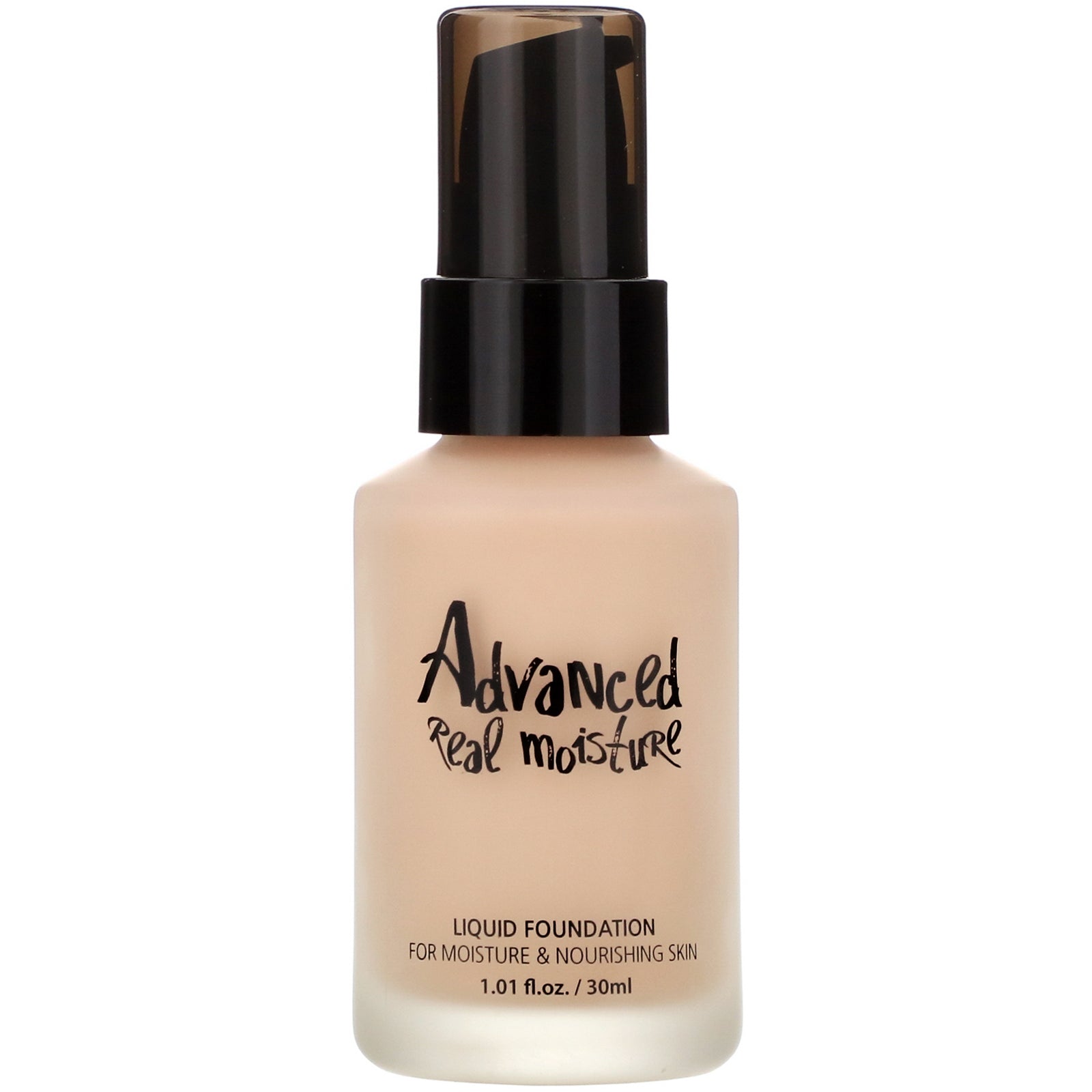 Touch in Sol, Advanced Real Moisture, Liquid Foundation, SPF 30 PA++, #21 Nude Beige, 1.01 fl oz (30 ml)