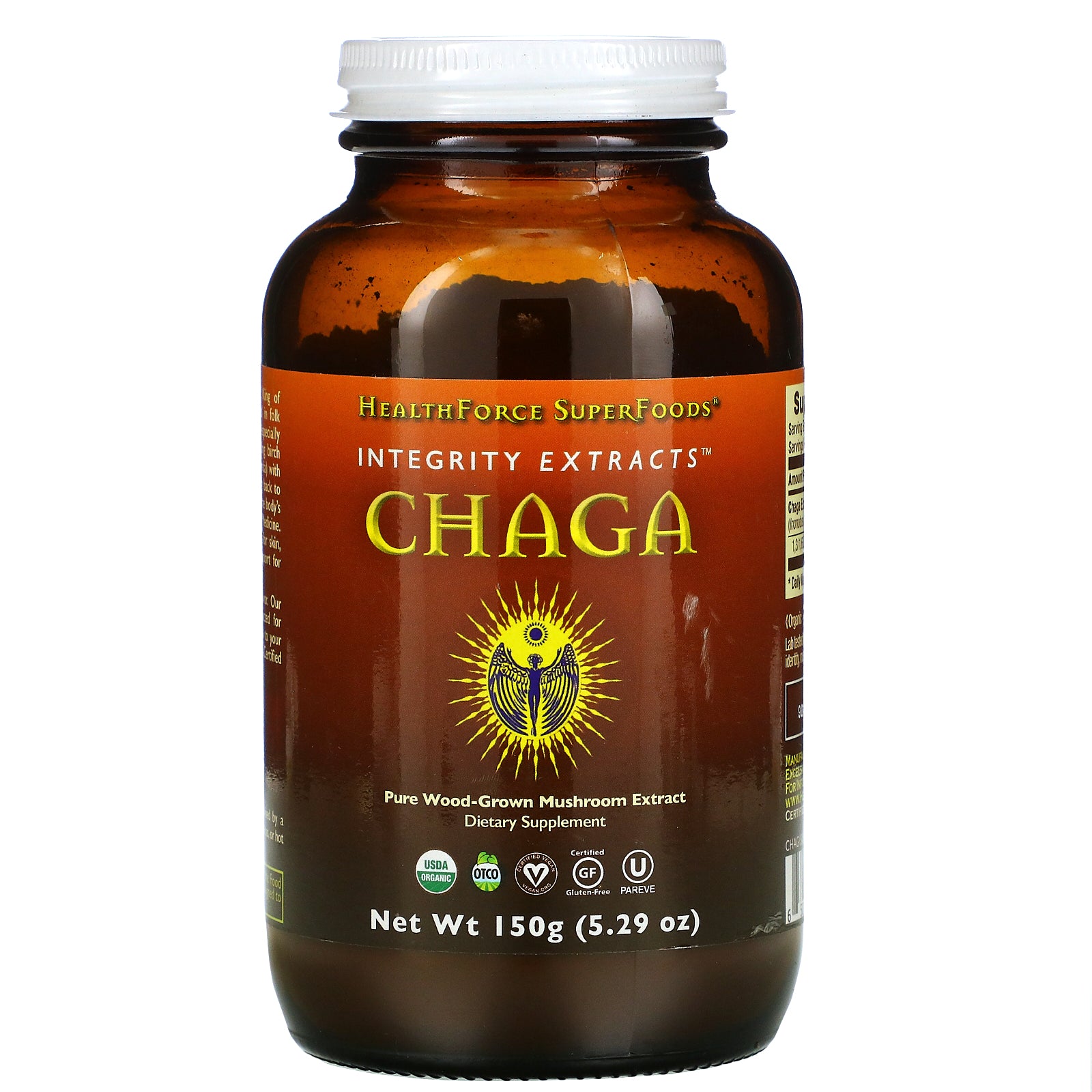 HealthForce Superfoods, Integrity Extracts, Chaga, 5.29 oz (150 g)