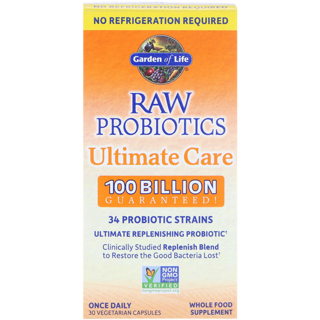 Garden of Life, RAW Probiotics Ultimate Care, 30 Vegetarian Capsules