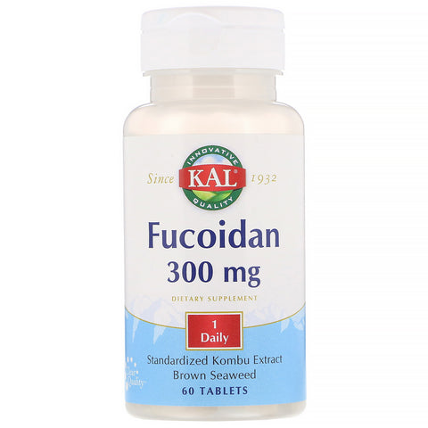 KAL, Fucoidan, 300 mg, 60 Tablets