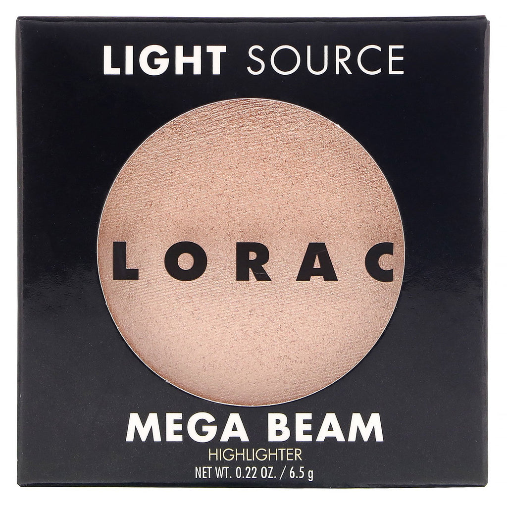 Lorac, Light Source, Mega Beam Highlighter, Gilded Lily, 0.22 oz (6.5 g)