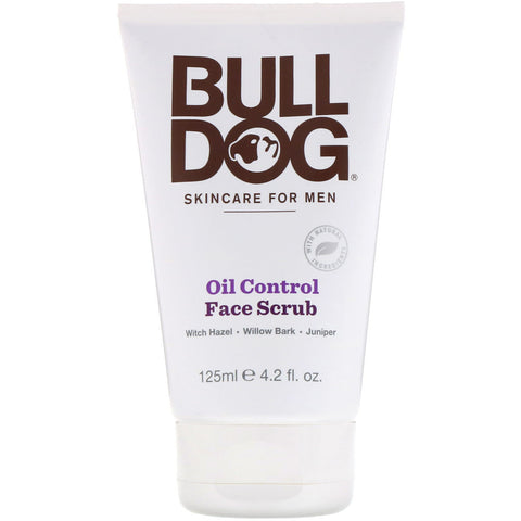 Bulldog Skincare For Men, Oil Control Face Scrub, 4.2 fl oz (125 ml)