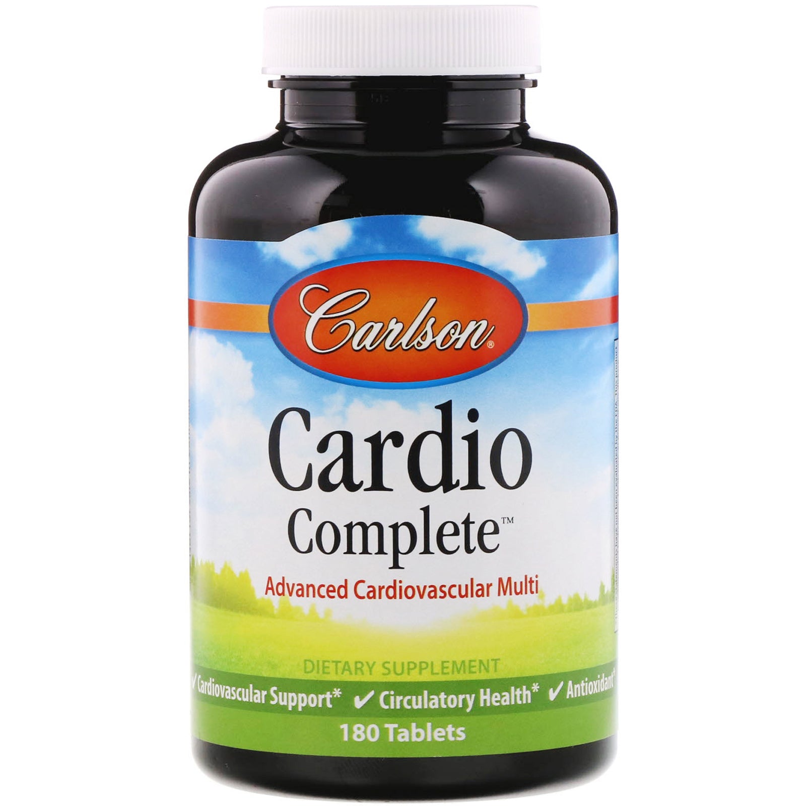 Carlson Labs, Cardio Complete, Advanced Cardiovascular Multi, 180 Tablets