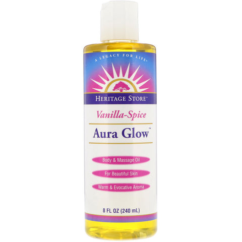 Heritage Store, Aura Glow, Vanilla-Spice, 8 fl oz (240 ml)