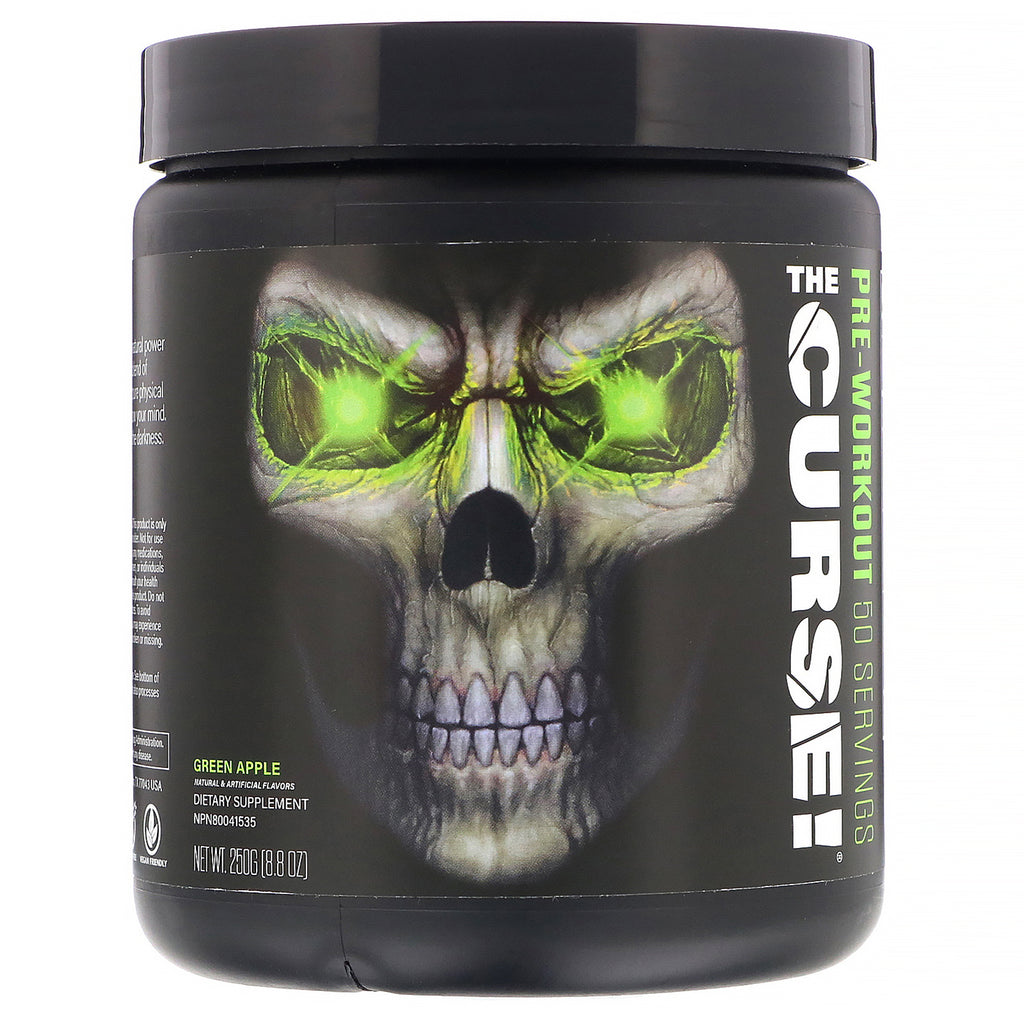 JNX Sports, The Curse, Pre-Workout, Green Apple, 8.8 oz (250 g)