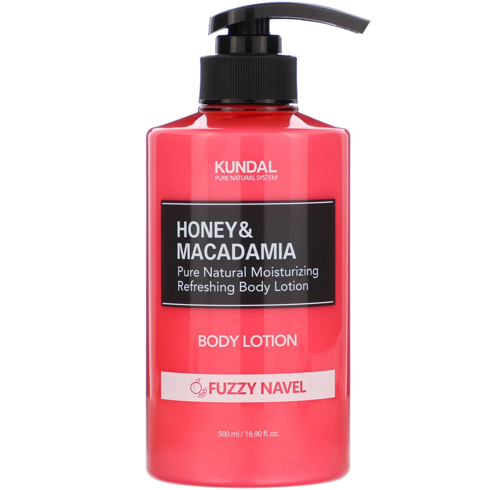 Kundal, Honey & Macadamia, Body Lotion, Fuzzy Navel, 16.90 fl oz (500 ml)