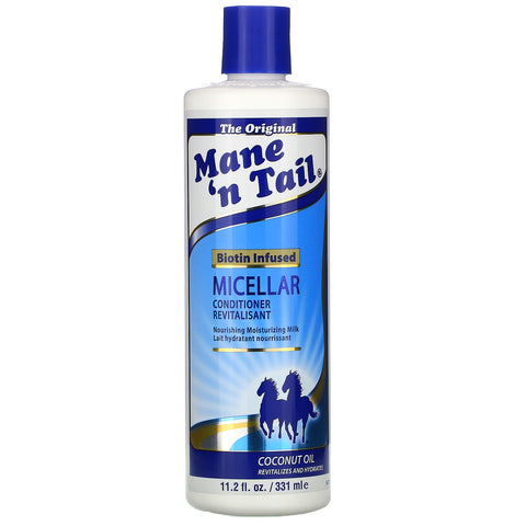 Mane 'n Tail, Micellar Conditioner, Biotin Infused, Coconut Oil, 11.2 fl oz (331 ml)