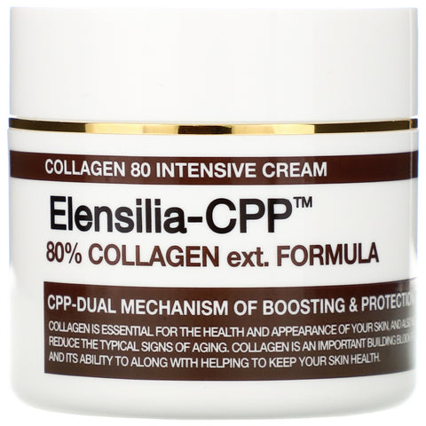 Elensilia, Elensilia-CPP, Collagen 80 Intensive Cream, 50 g