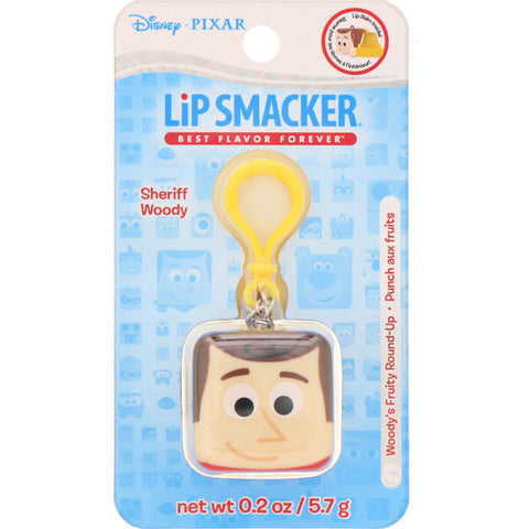 Lip Smacker, Pixar Cube Lip Balm, Sheriff Woody, Woody's Fruity Round-Up, 0.2 oz (5.7 g)