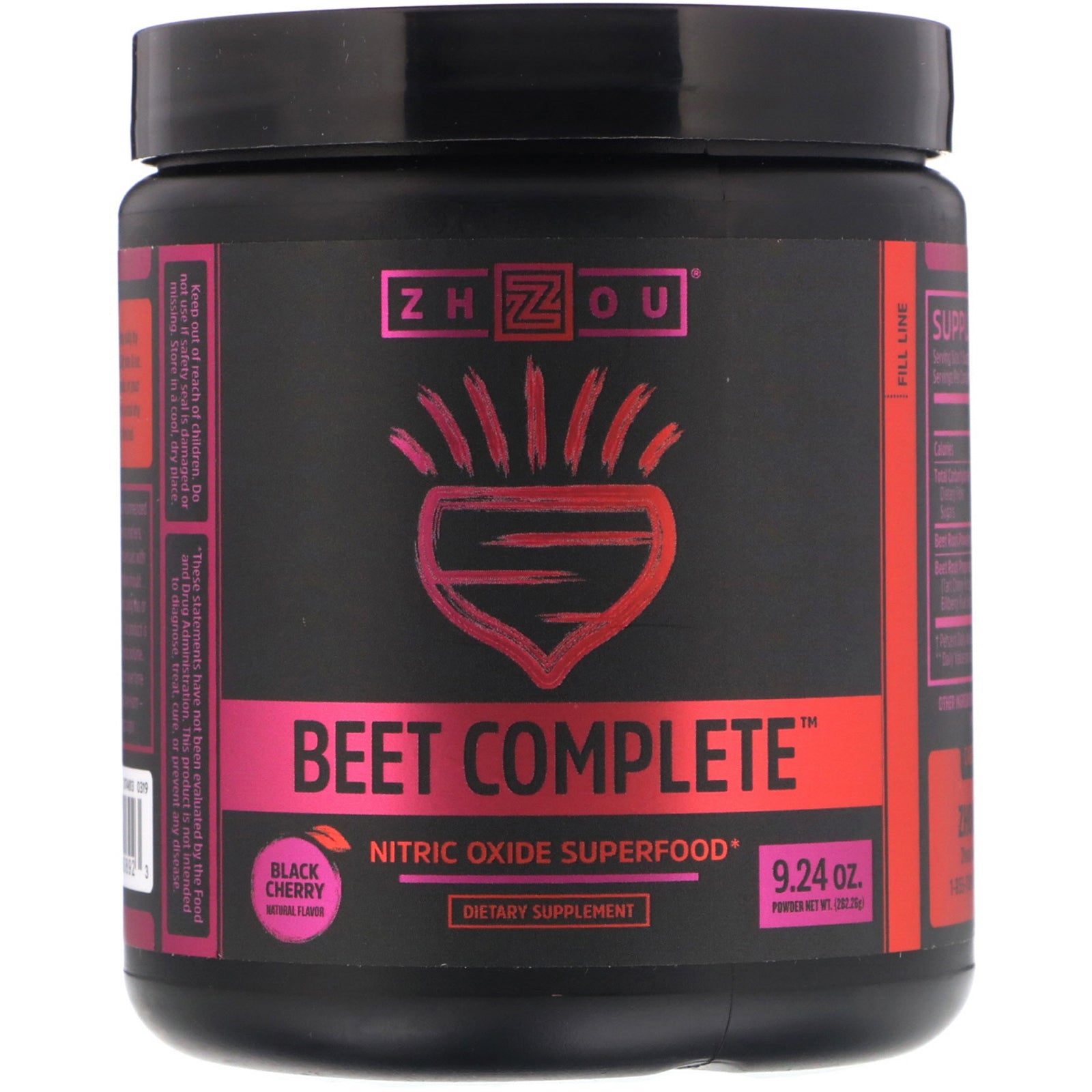 Zhou Nutrition, Beet Complete, Black Cherry, 9.24 oz (262.26 g)