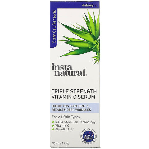 InstaNatural, Triple Strength Vitamin C Serum, Anti-Aging, 1 fl oz (30 ml)