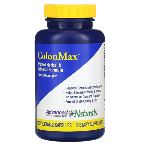 Advanced Naturals, ColonMax, Potent Herbal & Mineral Formula, 100 Vegetable Capsules