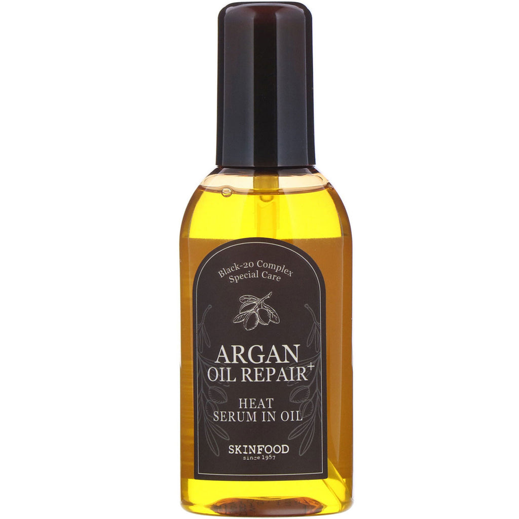 Skinfood, Argan Oil Repair Plus Heat Serum In Oil, 3.38 fl oz (100 ml)