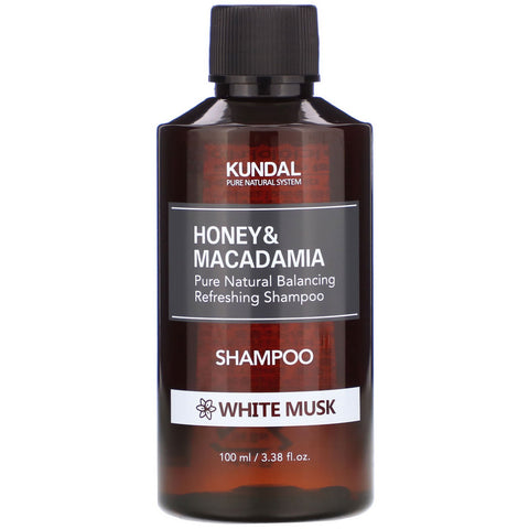 Kundal, Honey & Macadamia, Shampoo, White Musk, 3.38 fl oz (100 ml)