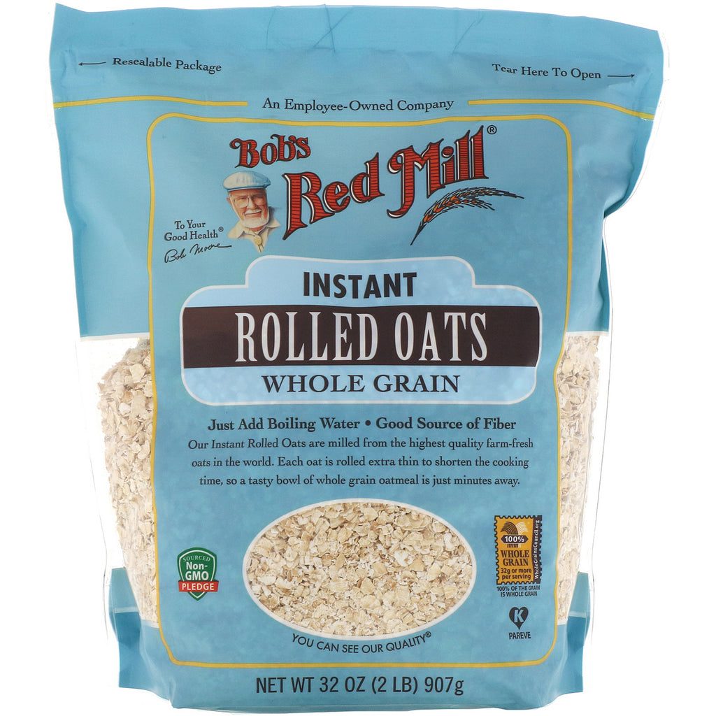 Bob's Red Mill, Instant Rolled Oats, Whole Grain, 32 oz (907 g)