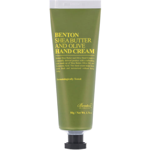 Benton, Shea Butter and Olive Hand Cream, 1.76 oz (50 g)