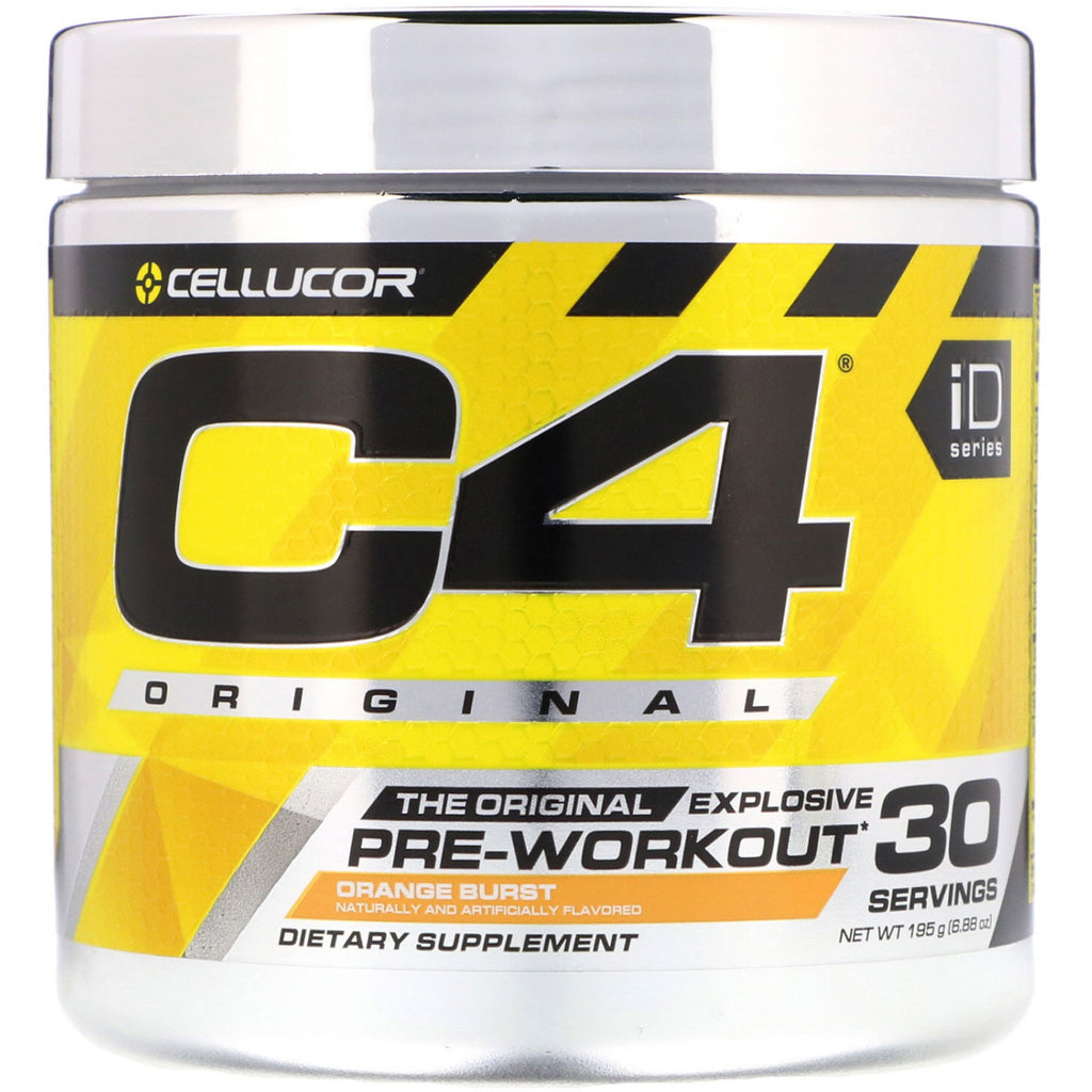 Cellucor, C4 Original Explosive, Pre-Workout, Orange Burst, 6.88 oz (195 g)