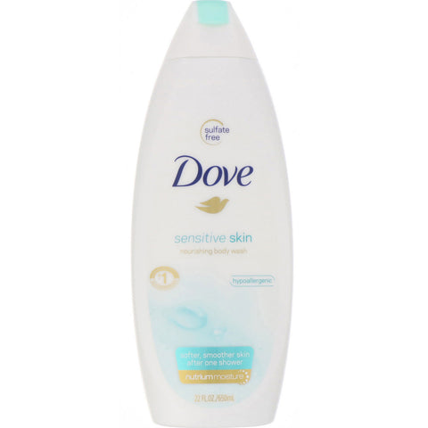 Dove, Sensitive Skin Body Wash, 22 fl oz (650 ml)