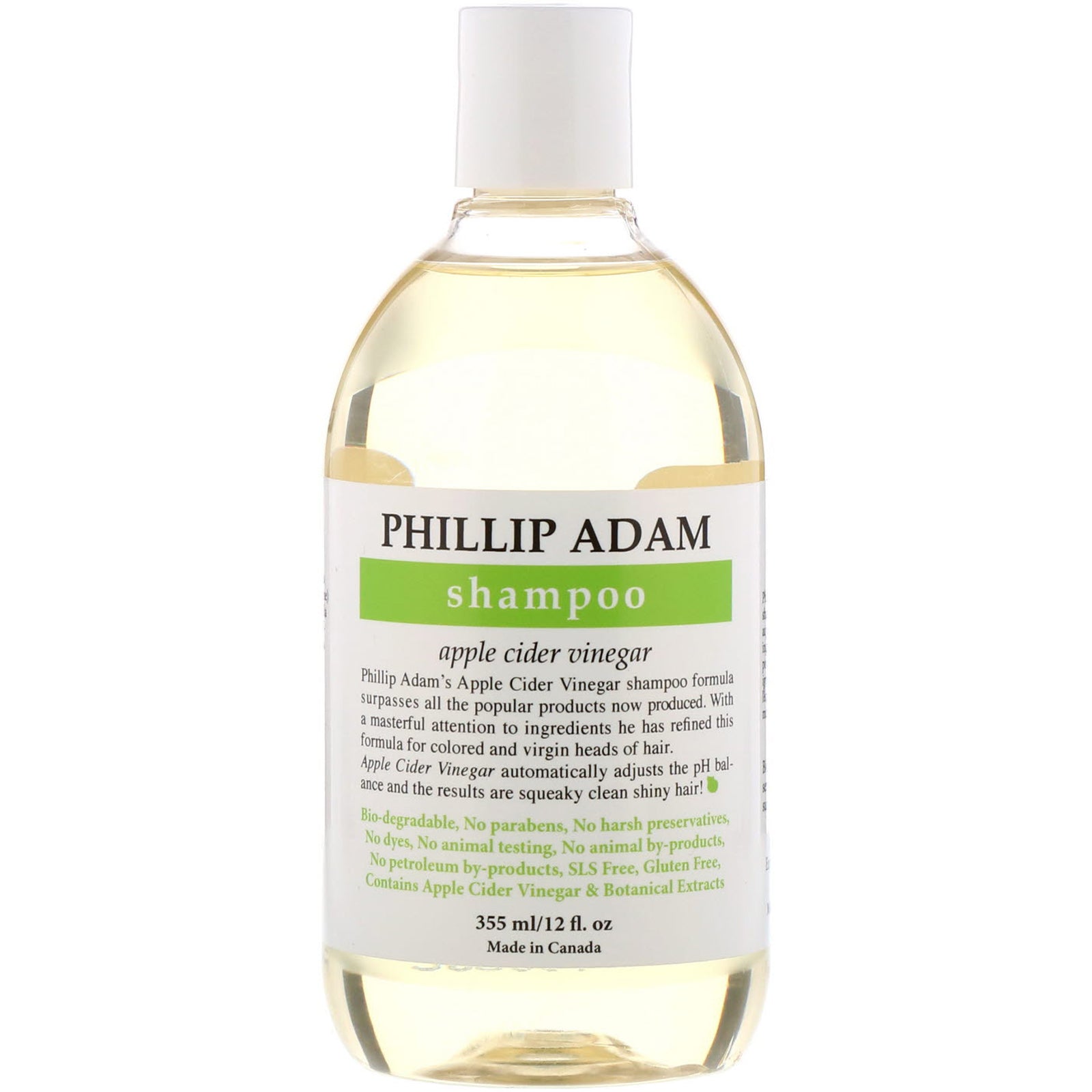 Phillip Adam, Shampoo, Apple Cider Vinegar, 12 fl oz (355 ml)