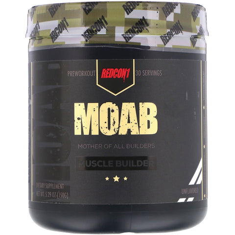 Redcon1, MOAB, Muscle Builder, Unflavored, 5.29 oz (150 g)