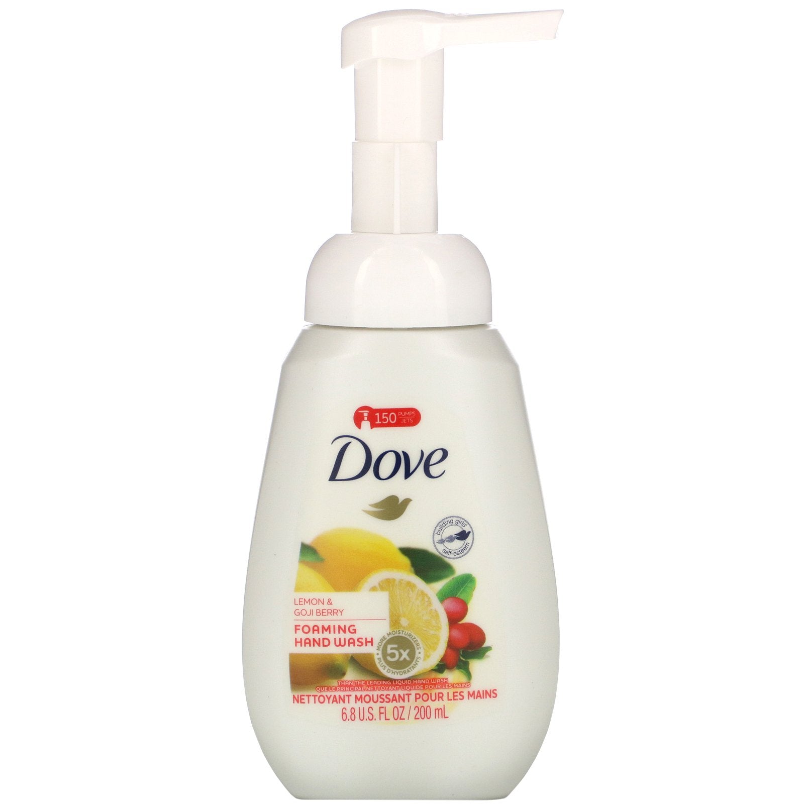 Dove, Foaming Hand Wash, Lemon & Goji Berry, 6.8 fl oz (200 ml)