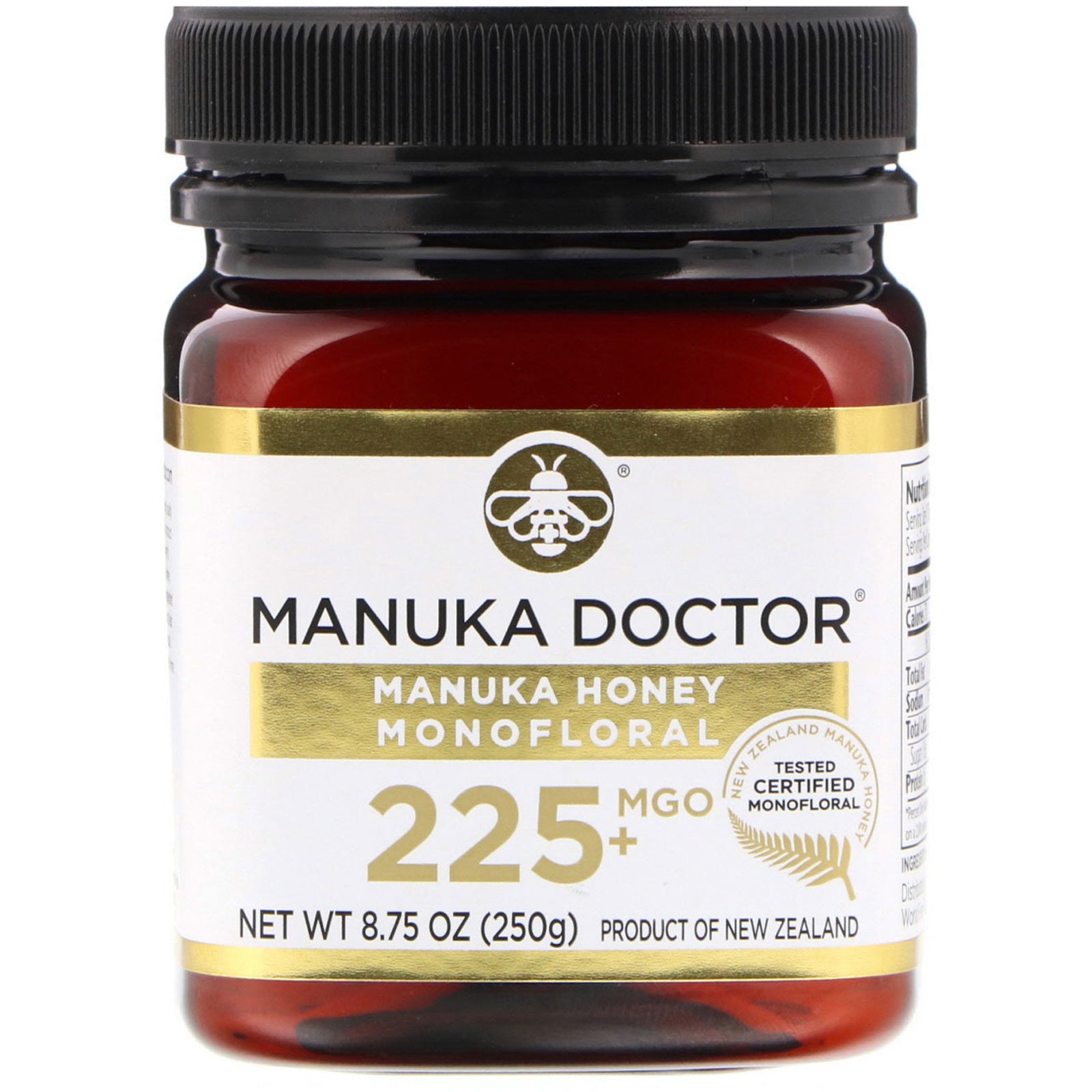 Manuka Doctor, Manuka Honey Monofloral, MGO 225+, 8.75 oz (250 g)