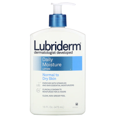 Lubriderm, Daily Moisture Lotion, 16 fl oz (473 ml)