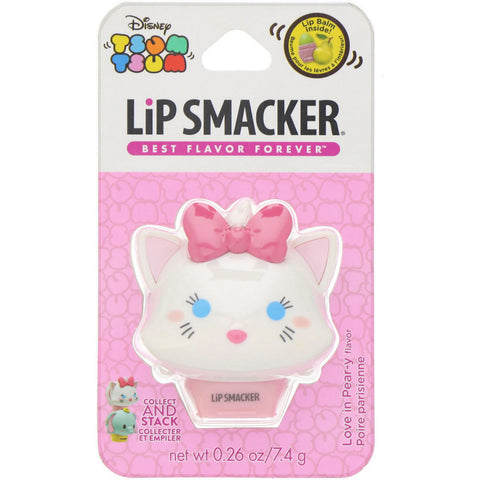 Lip Smacker, Disney Tsum Tsum Lip Balm, Marie, Love in Pear-y, 0.26 oz (7.4 g)