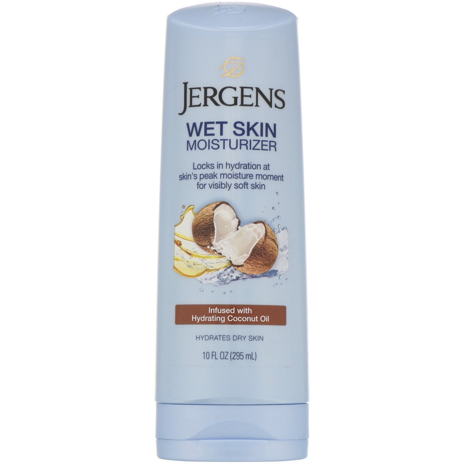 Jergens, Wet Skin Moisturizer, Coconut Oil, 10 fl oz (295 ml)