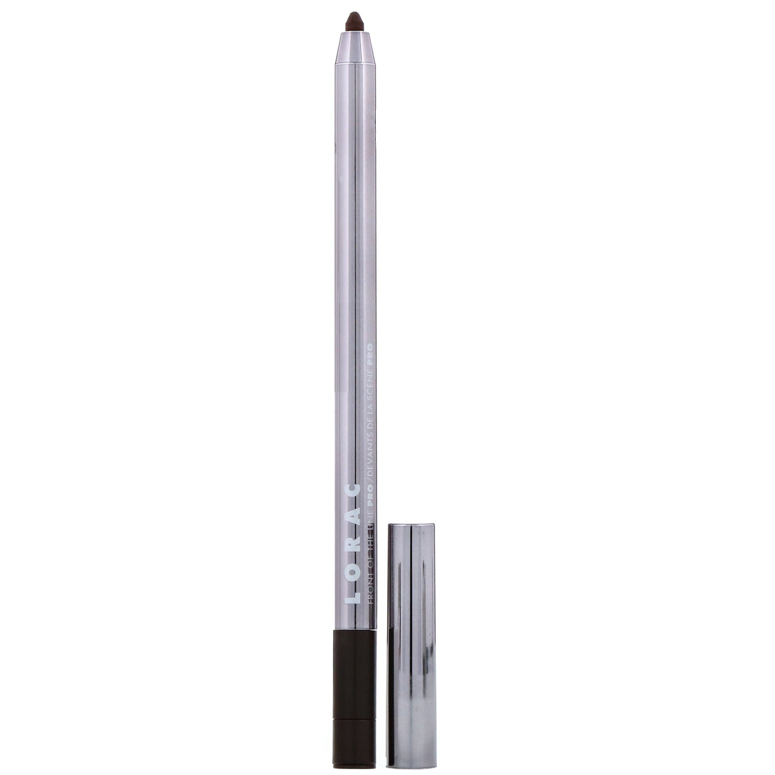 Lorac, Front of the Line, Pro Eye Pencil, Dark Brown, 0.012 oz (0.34 g)