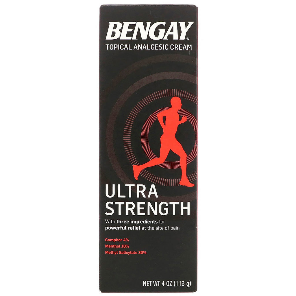 Bengay, Topical Analgesic Cream, Ultra Strength, 4 oz (113 g)