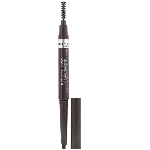 Rimmel London, Brow This Way Eyebrow Definer, 003 Dark Brown, 0.008 oz (.25g)