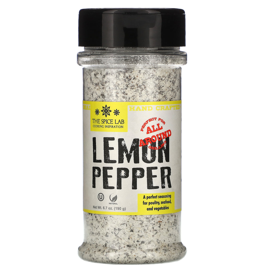 The Spice Lab, Lemon Pepper, 6.7 oz (190 g)