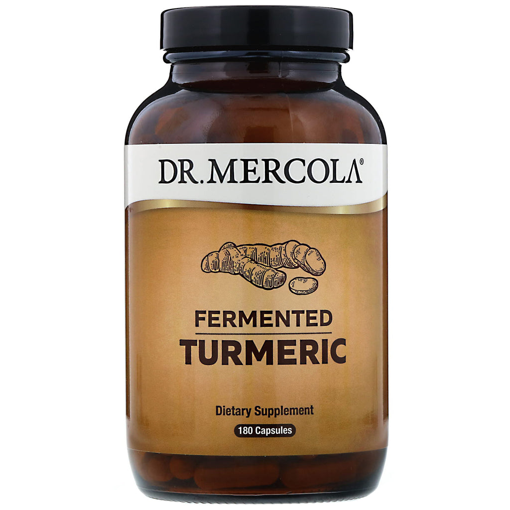 Dr. Mercola, Fermented Turmeric, 180 Capsules