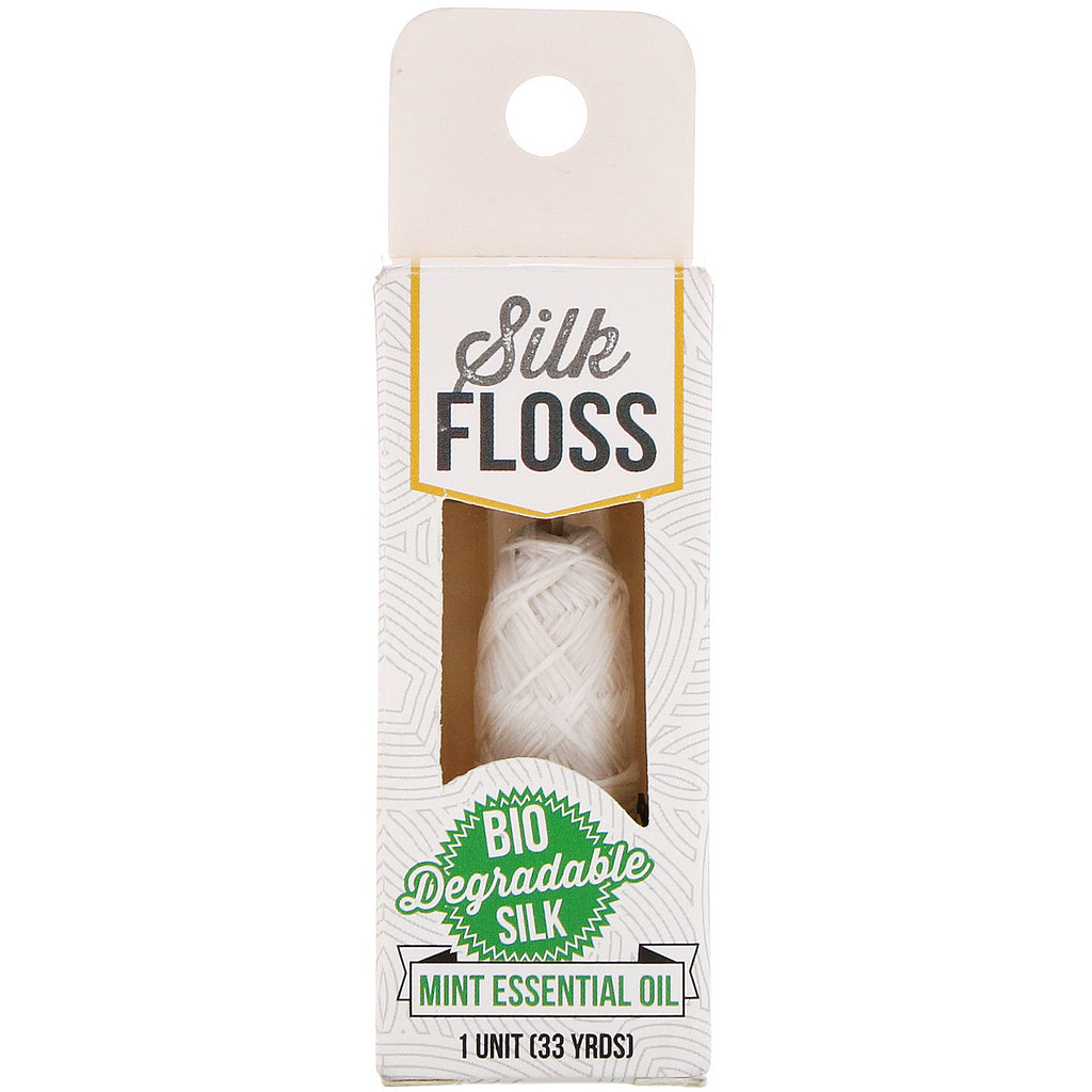 The Dirt, Silk Floss, Mint Essential Oil, 1 unit, 33 yrds