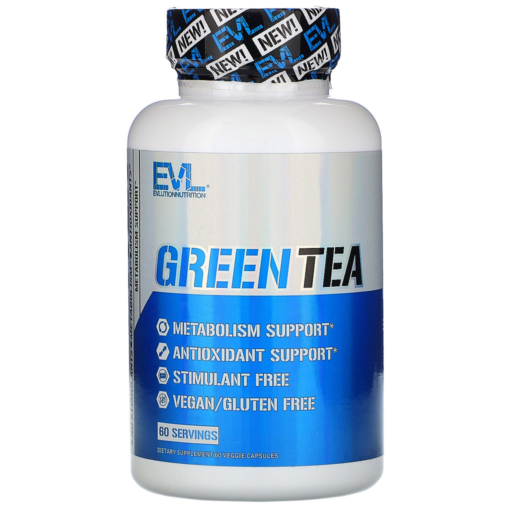 EVLution Nutrition, Green Tea, 60 Veggie Capsules