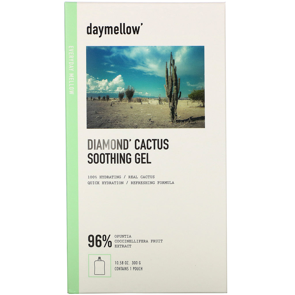 Daymellow, Diamond, Cactus Soothing Gel, 10.58 oz (300 g)