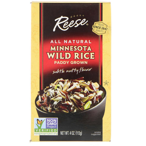 Reese, All Natural, Minnesota Wild Rice, Subtle Nutty Flavor, 4 oz (113 g)