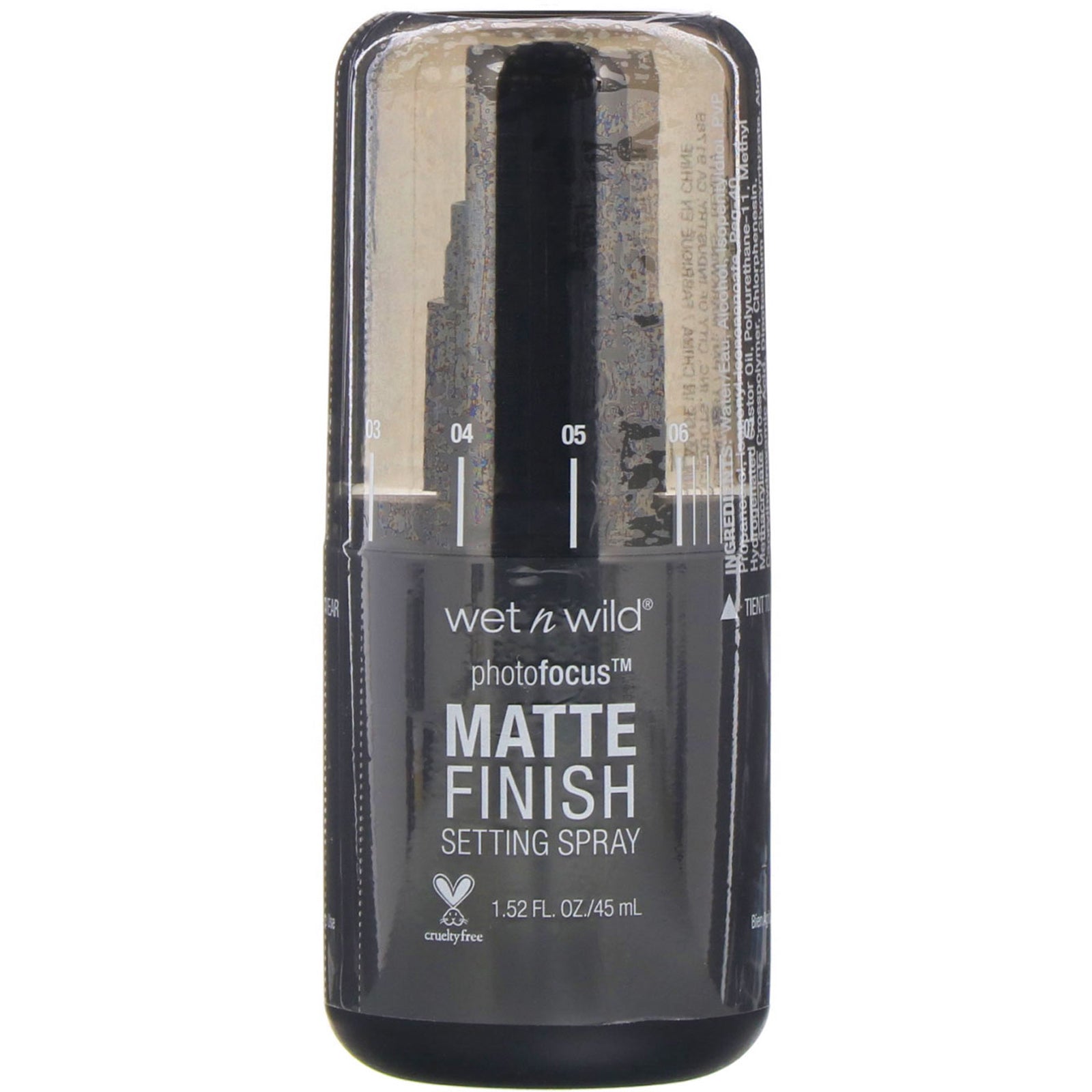 Wet n Wild, PhotoFocus, Matte Finish Setting Spray, Matte Appeal, 1.52 fl oz (45 ml)