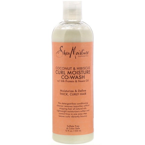 SheaMoisture, Curl Moisture Co-Wash, Coconut & Hibiscus, 12 fl oz (354 ml)